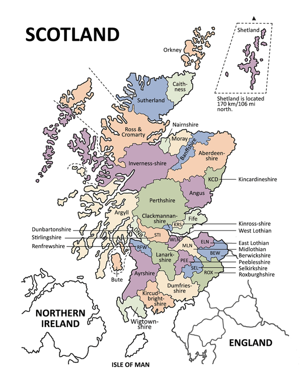 Postal code Scotland