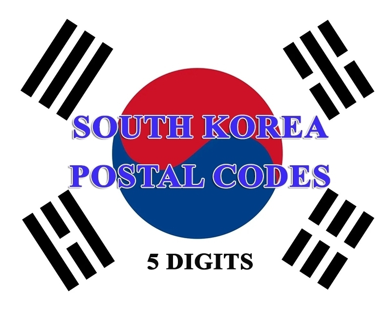 Latest South Korea Postal Codes (Zip Code) Updated 2023