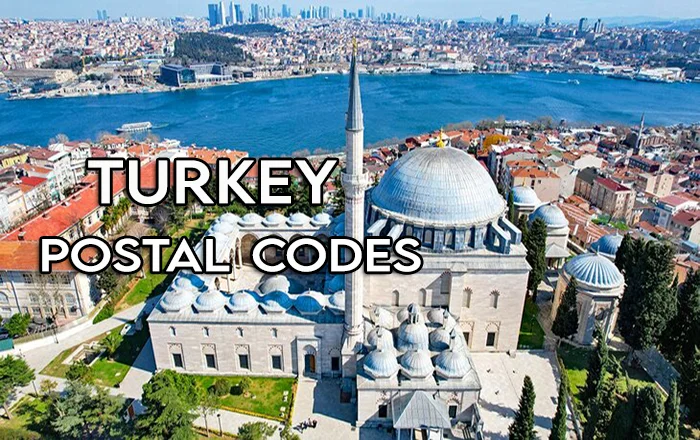 Turkey Postal Codes 2023