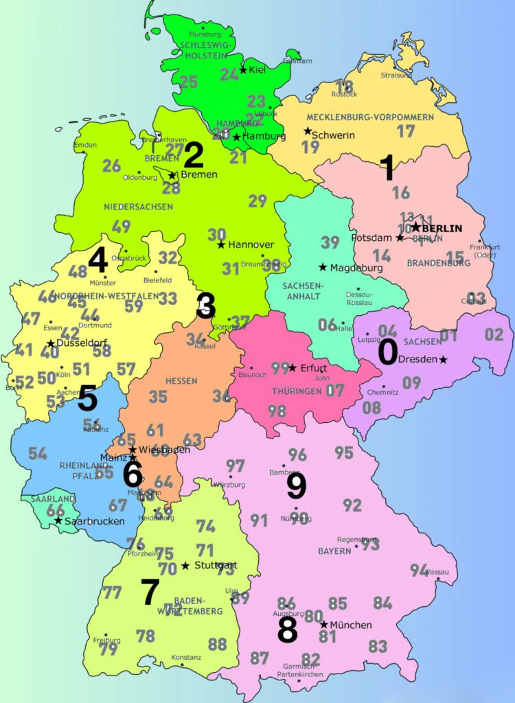 Simon Shows You Maps Postleitzahlen Deutschland This Map 57 OFF