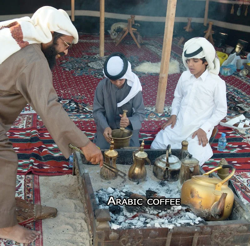 Qatar-making-Arabic-coffee-Globalzipcode